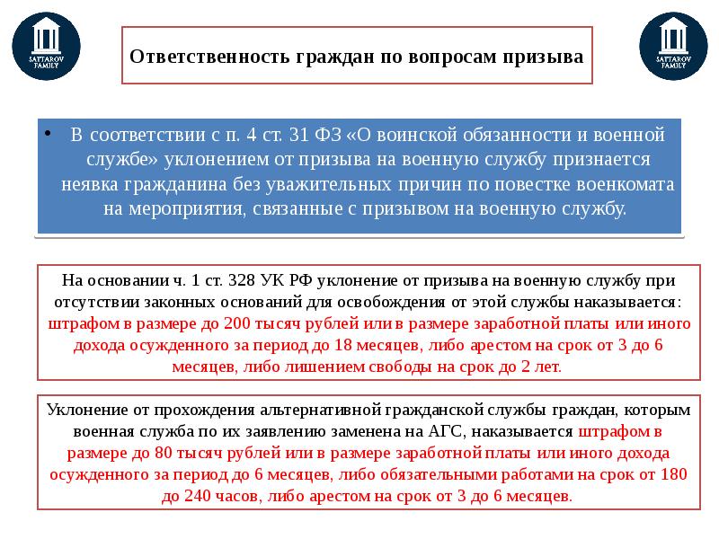 Военная служба по призыву и альтернативная гражданская служба сходство и различия презентация