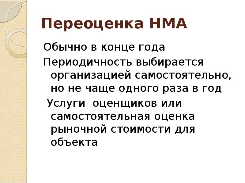 Учет нематериальных активов презентация