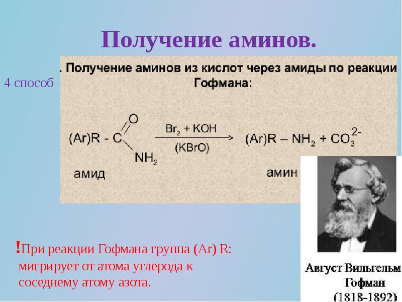 Амины анилин презентация 10 класс габриелян