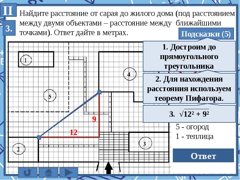 Огэ план комнаты