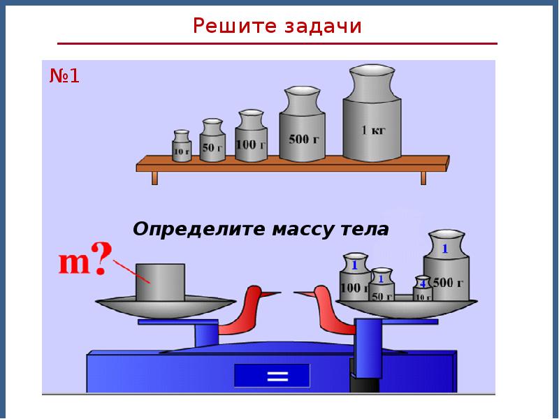 Масса тела презентация