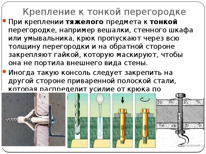 Презентация виды стен