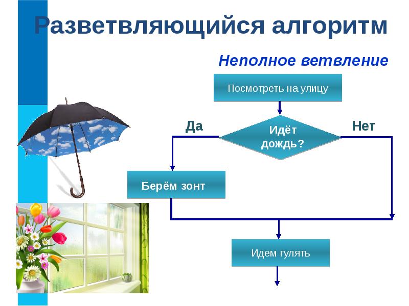 Разветвляющийся алгоритм картинки