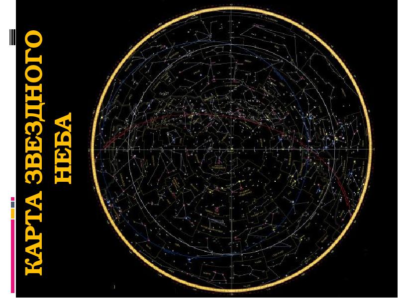 Карта небесной сферы