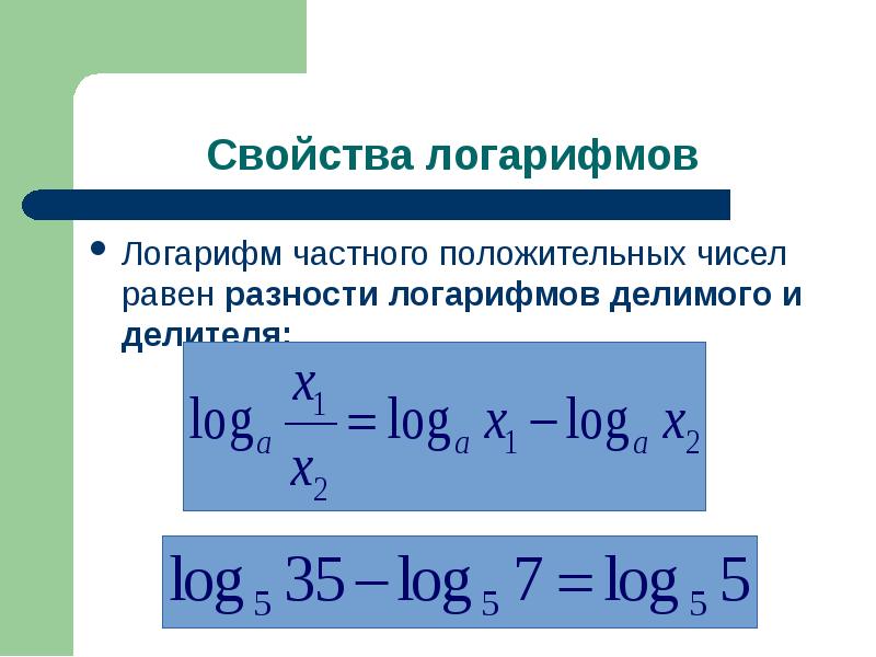Логарифм какого числа равен 0. Логарифм какого числа равен 0