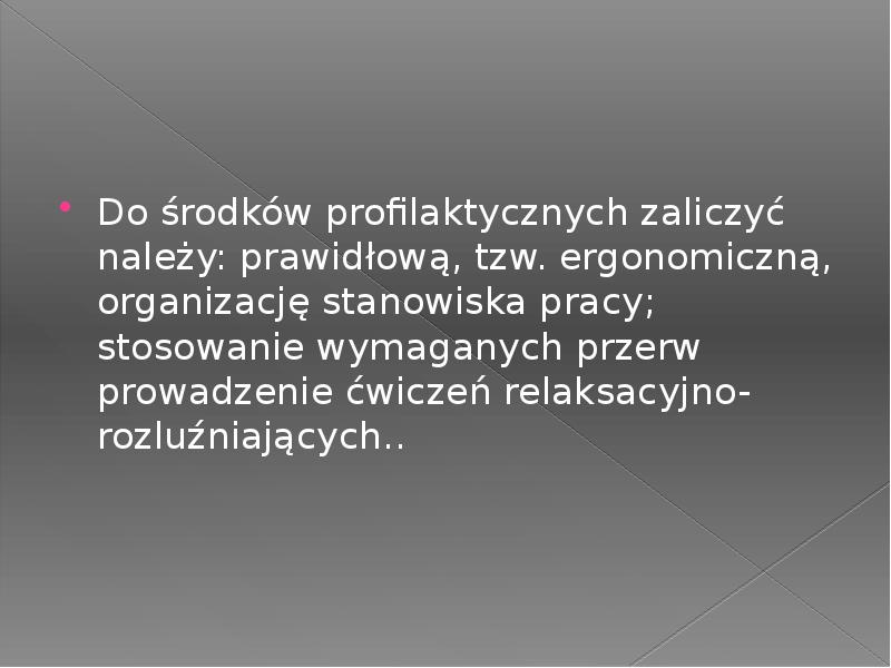 Ergonomia pracy stomatologa