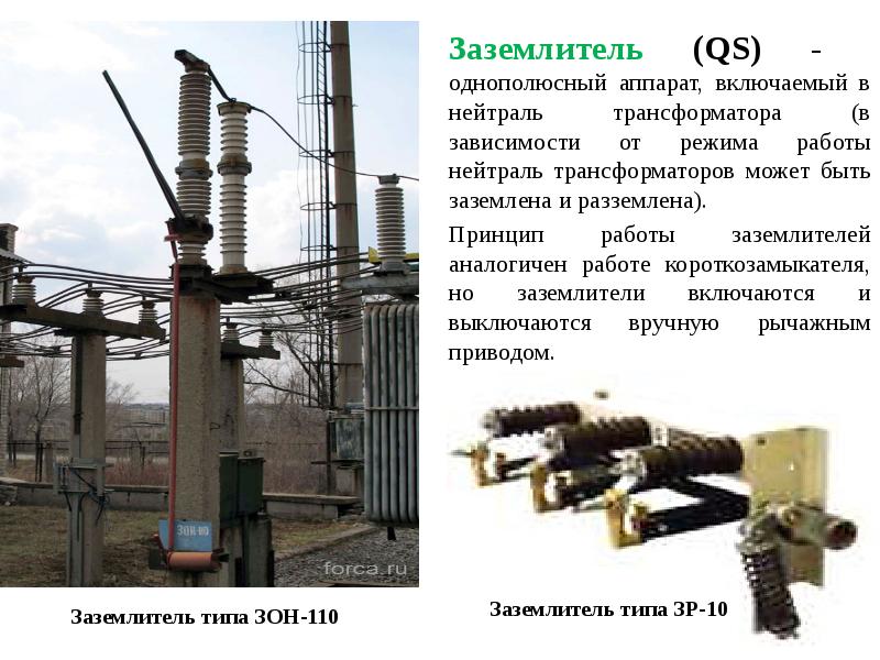 Презентация на тему разъединители