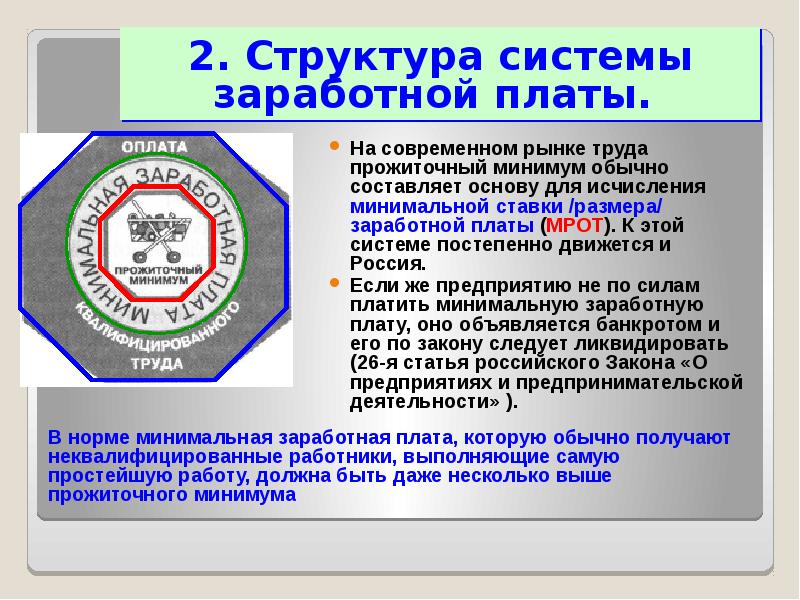 Социальные факторы формирования заработной платы презентация 10 класс