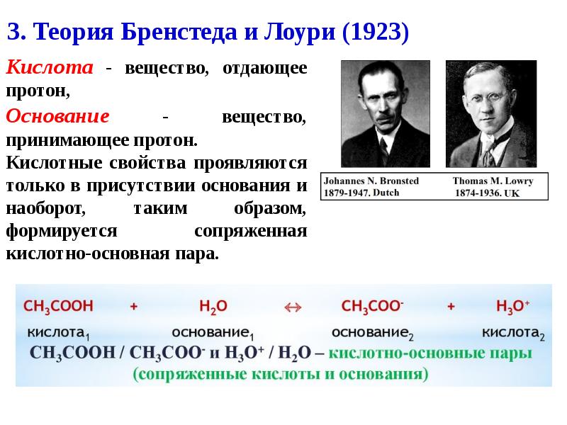 Почему теория. Теория Бренстеда-Лоури. Кислота по теории Бренстеда Лоури это. Основания по теории Бренстеда. Теория кислот Бренстеда Лоури.