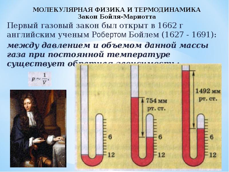 Бойль закон бойля