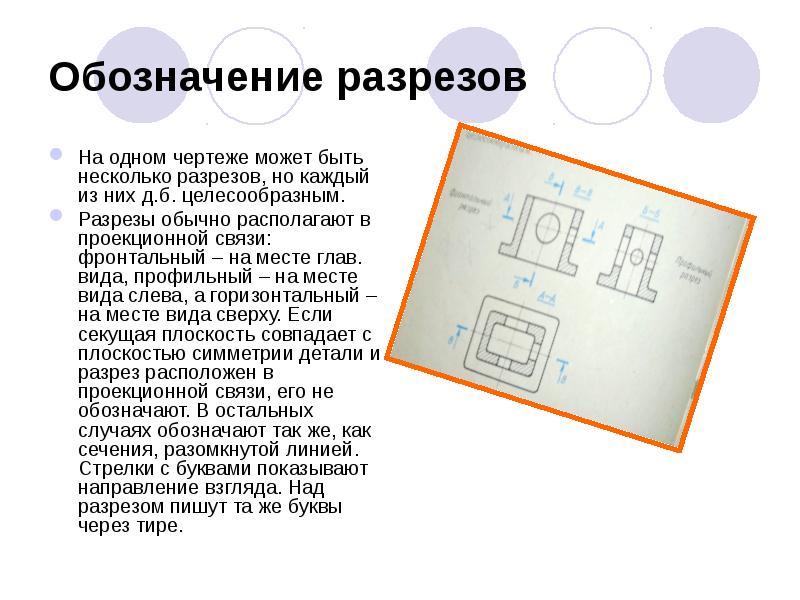 Сколько может быть разрезов на чертеже