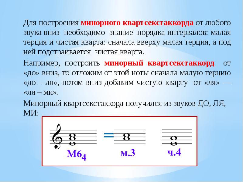 Параллельные тональности знаки