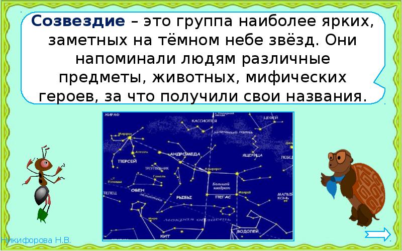 Звезды и созвездия 2 класс окружающий мир презентация