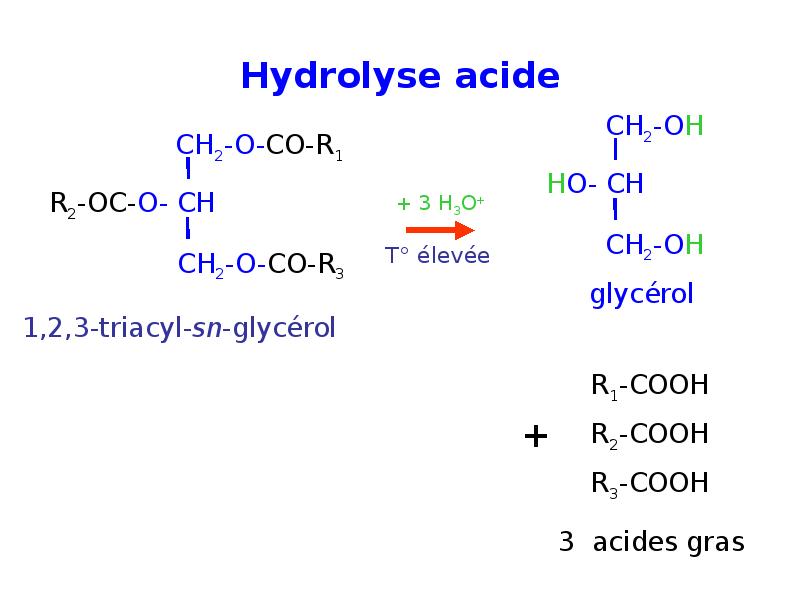 Hydrolyse acide Hydrolyse acide