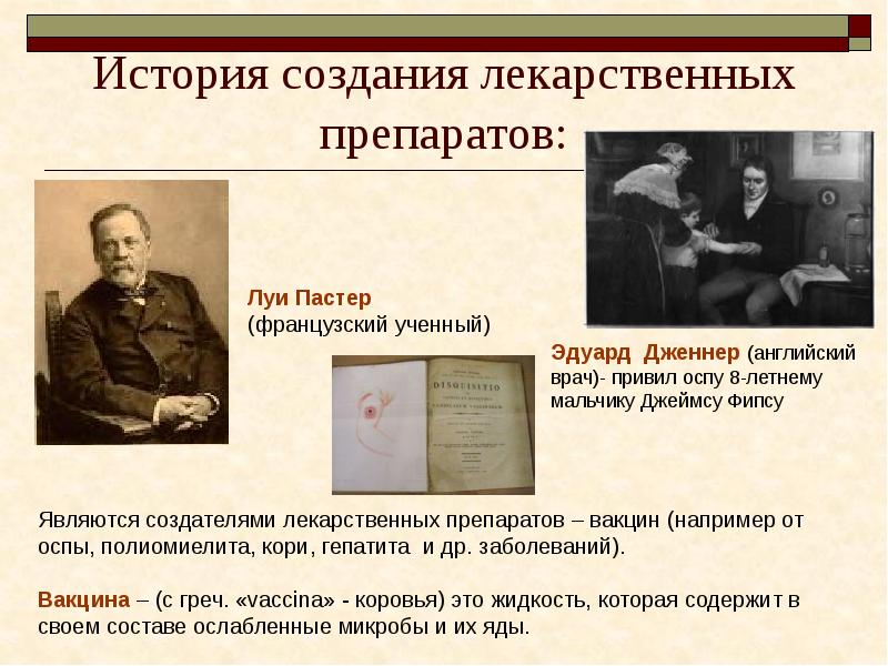 История создания лекарственных препаратов: