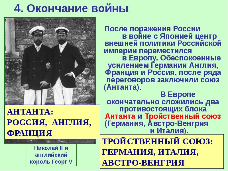 Цели россии в русско японской войне. Руководители русско-японской войны 1904-1905гг.