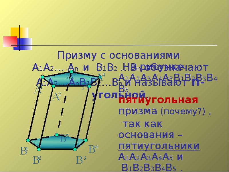 От деревянной правильной пятиугольной призмы