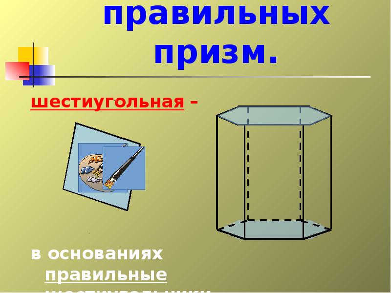 Правильные многогранники призма