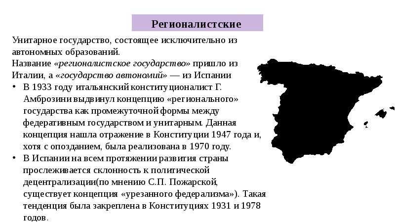 Унитарное государство презентация