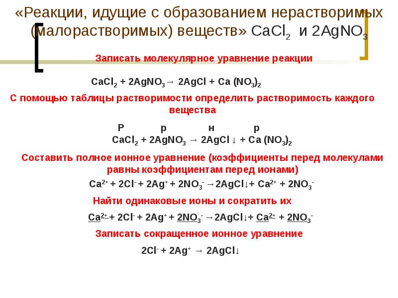 Допишите схемы реакций и составьте уравнения в молекулярной и ионной и сокращенной ионной формах