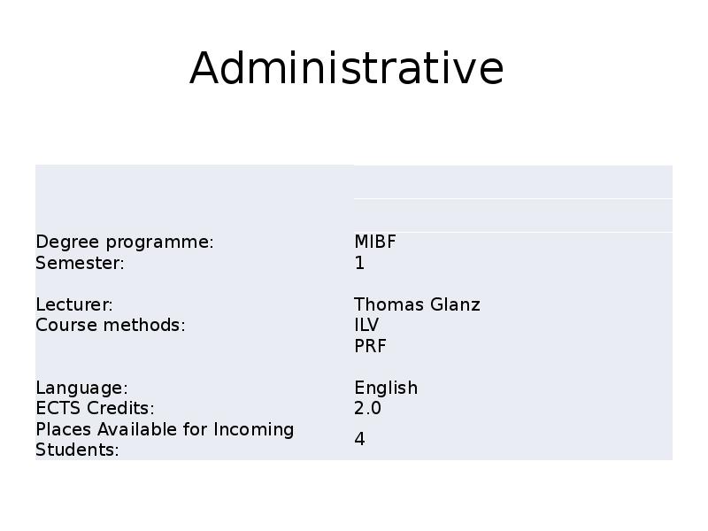 Administrative Administrative
