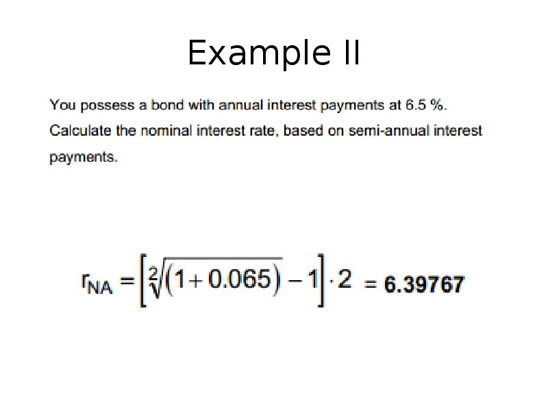 Example II Example II