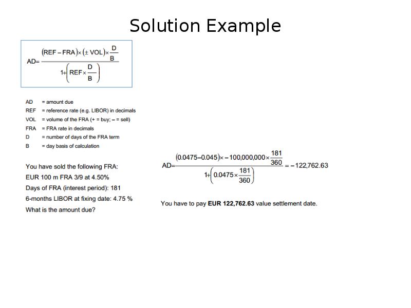 Solution Example Solution Example