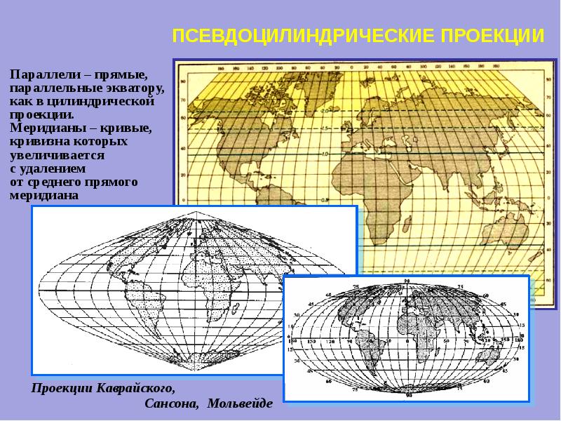 Проекционная карта мира