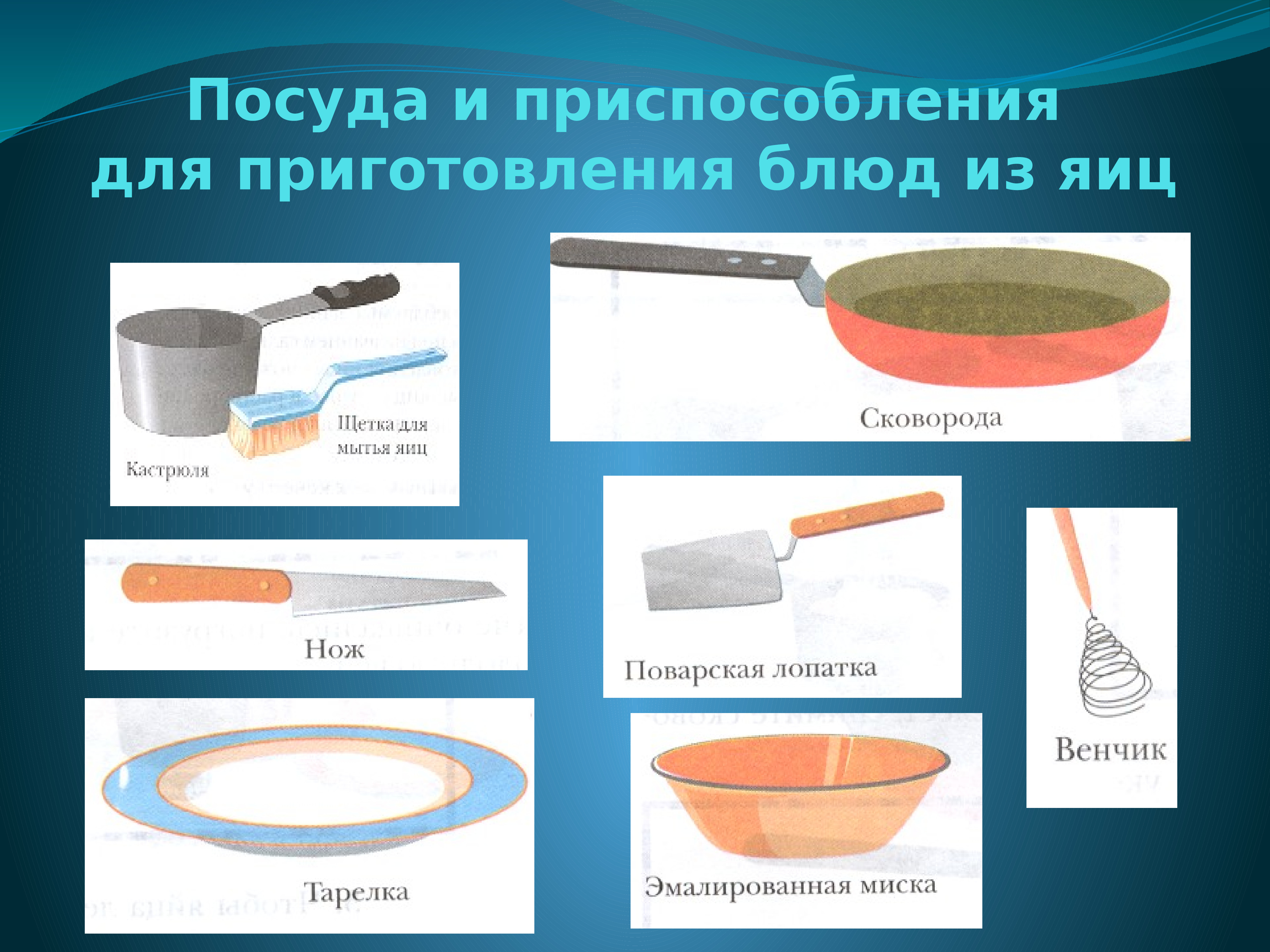 Суть приспособления. Приспособления для приготовления блюд из яиц. Алгоритм приготовления блюд из яиц. Оборудование и инвентарь для приготовления блюд из творога и яиц. Алгоритм как приготовить яичницу.