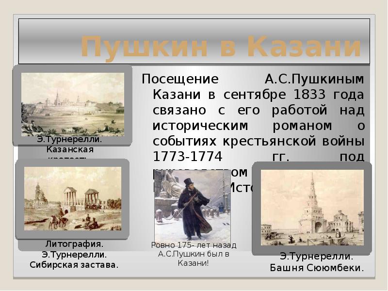 Годы работали над этой. Пушкин в Казани 1833. Пушкин в Казани. Пушкин в Казани кратко. Пушкинские места в Казани.