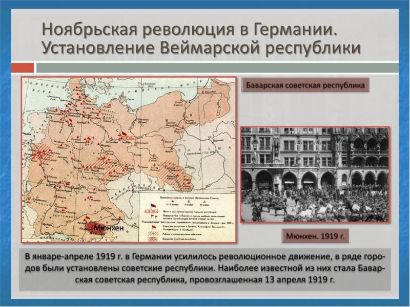 Ноябрьская революция в германии 1918 презентация