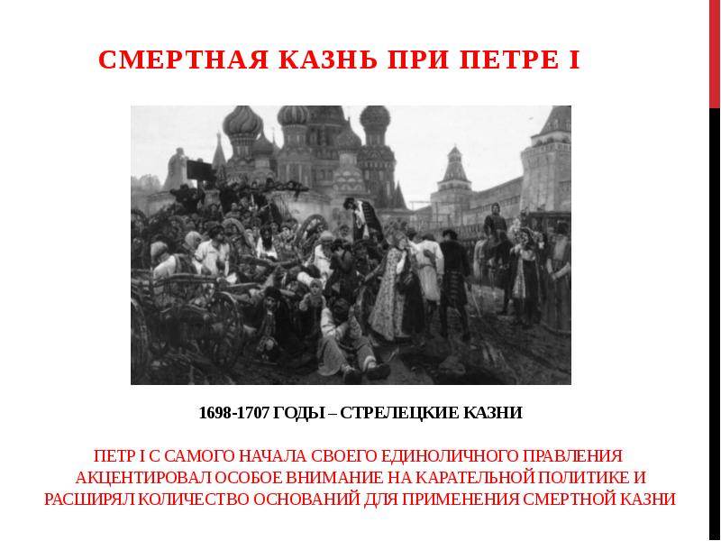 Национальное голосование за смертную казнь 11. Казни при Петре 1. Указ на смертную казнь. Казнь тема для презентации.