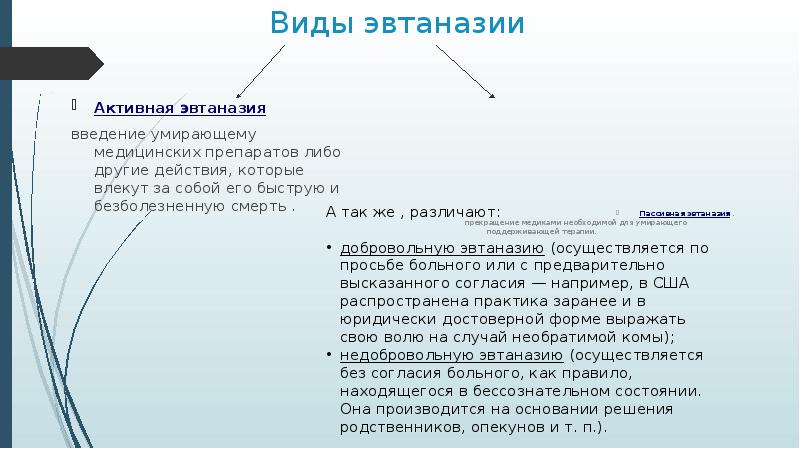 Проект на тему эвтаназия