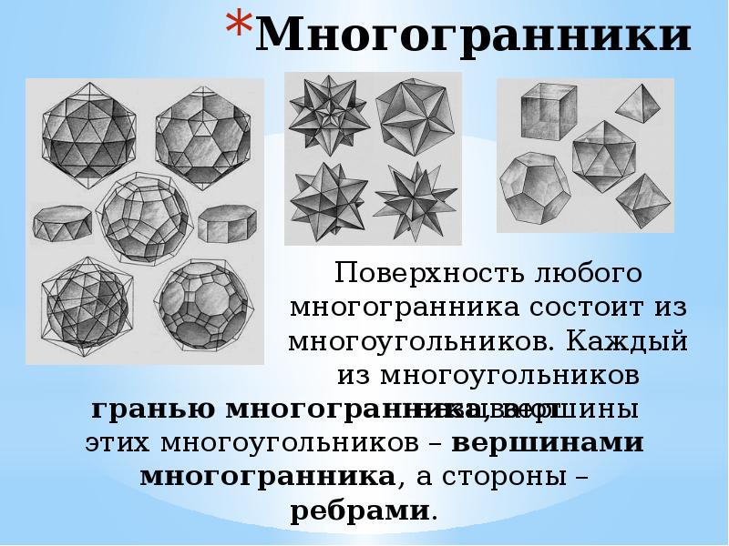 Геометрические тела 4 класс презентация