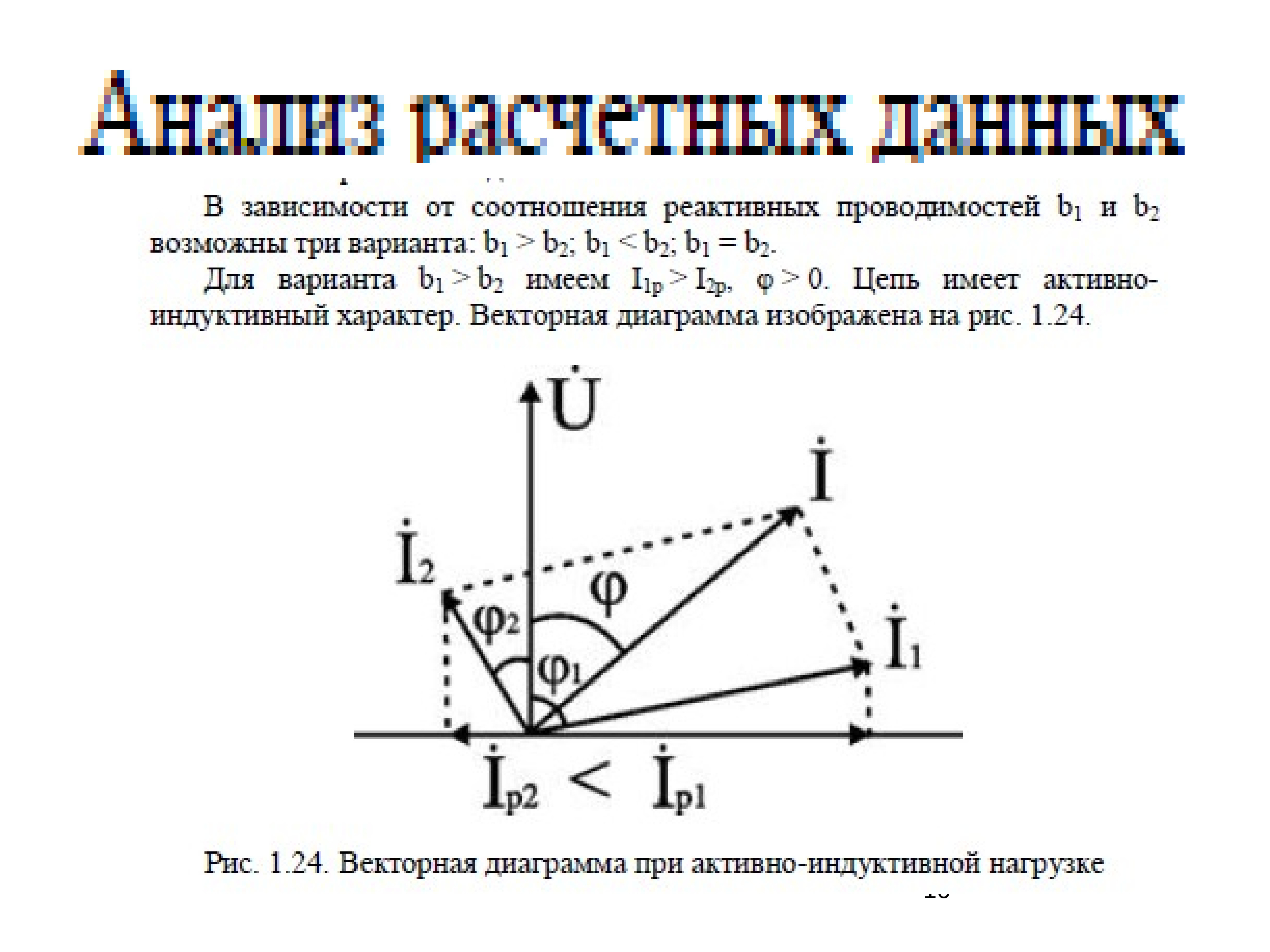 Характер цепи. Индуктивный характер цепи Векторная диаграмма. Векторная диаграмма разветвленной цепи переменного тока. Векторная диаграмма активно индуктивного характера. Разветвленная цепь переменного тока.