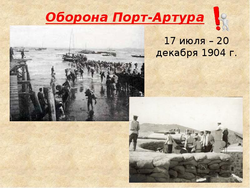 Июль-декабрь 1904. Оборона порт Артура карта.