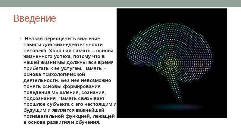 Какова память. Значение памяти. Роль памяти в жизни человека. Значение памяти для человеческой жизнедеятельности. Факты о памяти.