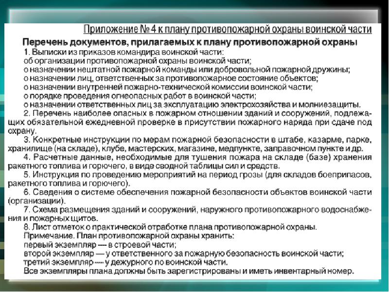 План работы по пожарной безопасности школы