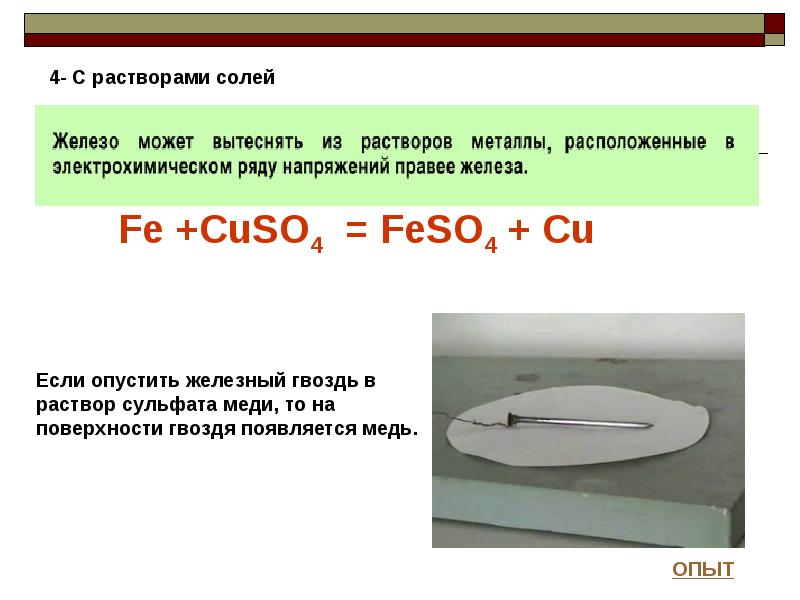 Важнейшие соединения железа презентация