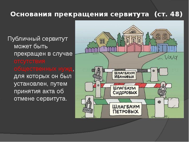 Сервитут картинки для презентации