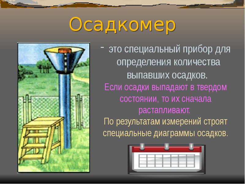 Изображение осадкомера география 6 класс