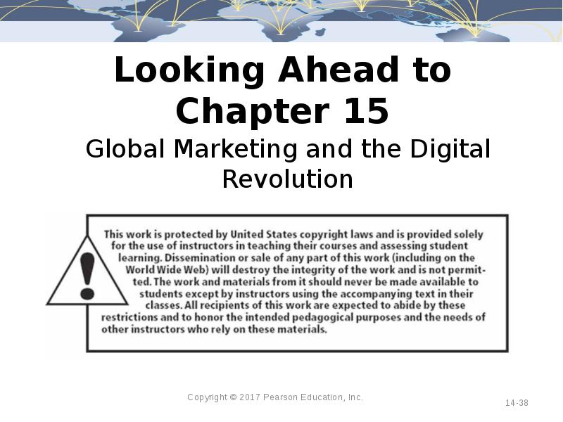 Looking Ahead to Chapter 15 Global Marketing and the Digital Revolution