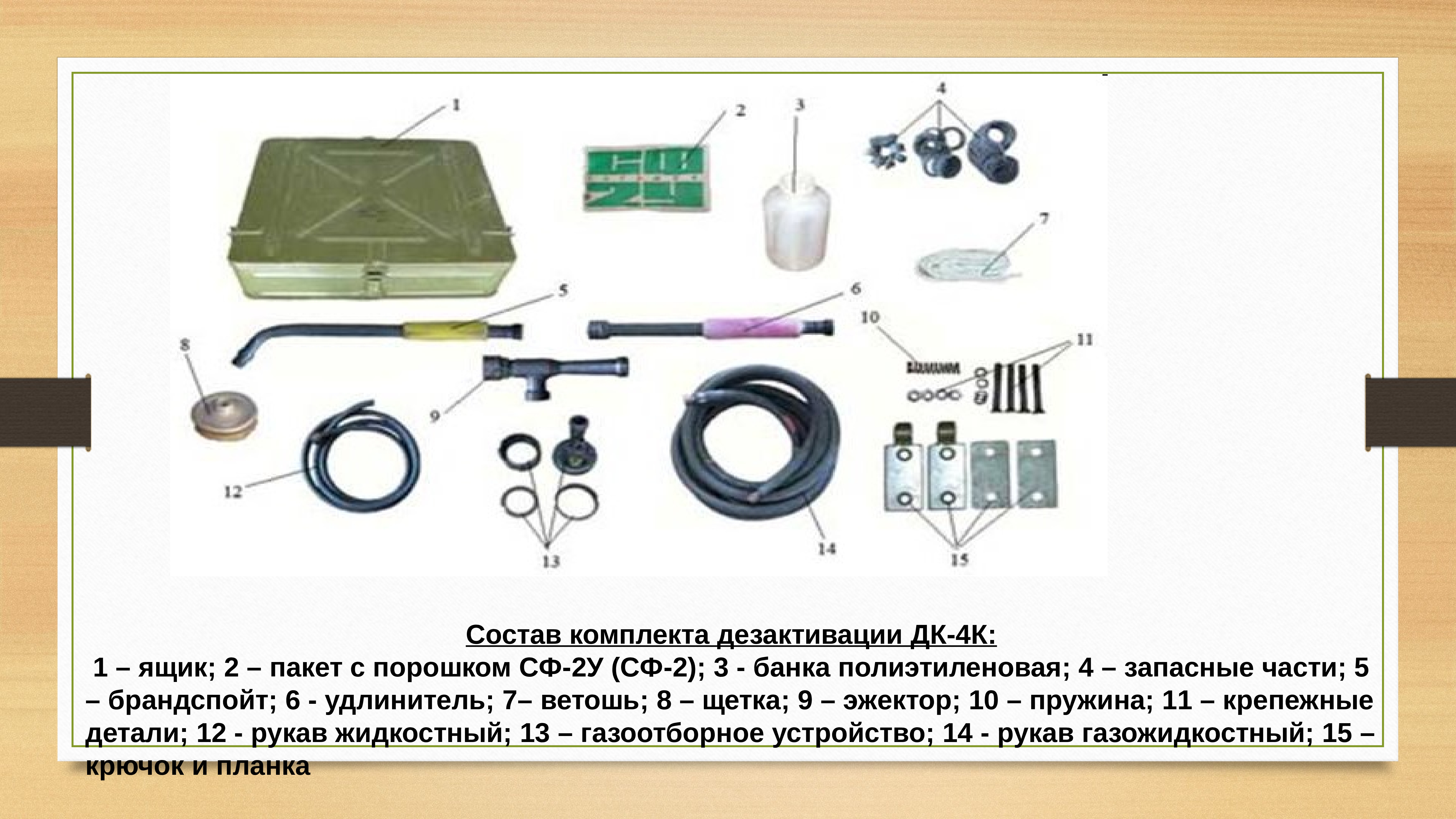 Набор состоит из 6. ДК-4 комплект дегазационный автомобильный. Бортовой комплект специальной обработки БКСО. Комплектов специальной обработки ДК-4. Комплект ДК-4 состав.