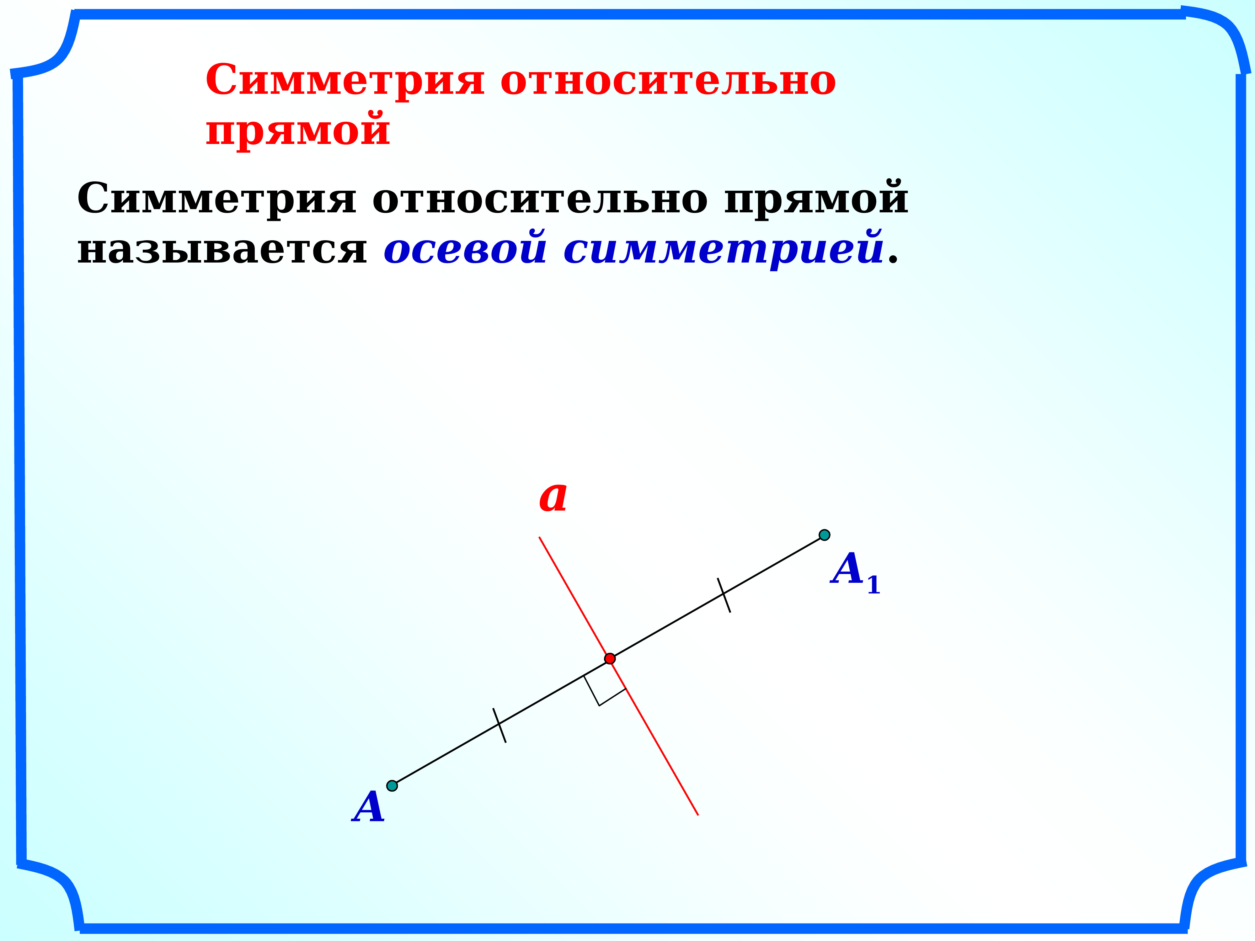 Симметрия относительно точки примеры