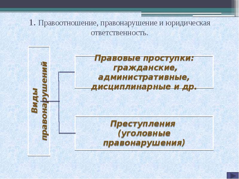 Уголовные правоотношения 9 класс презентация