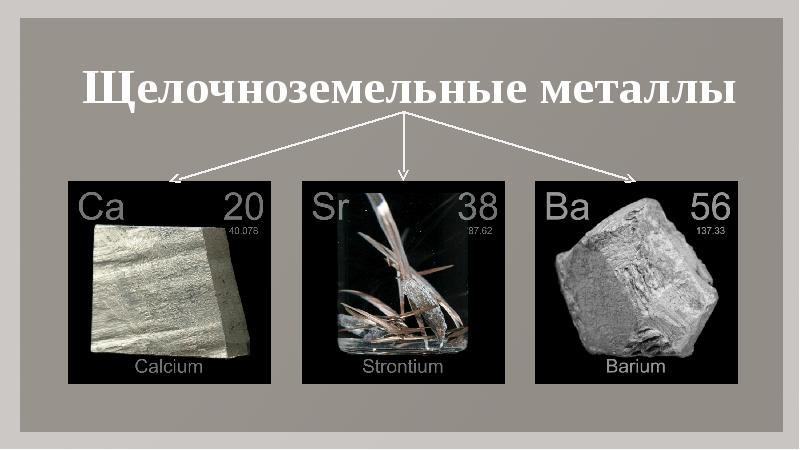 Презентация барий химический элемент