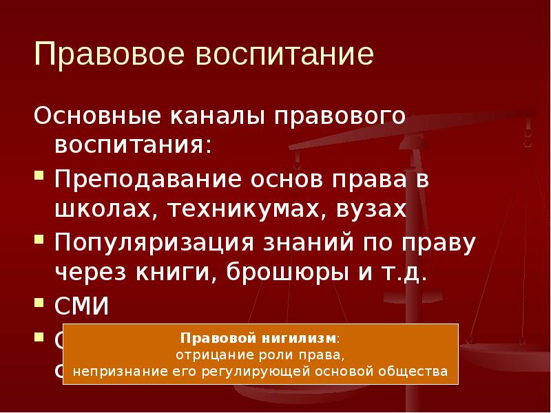 Правовое воспитание план егэ