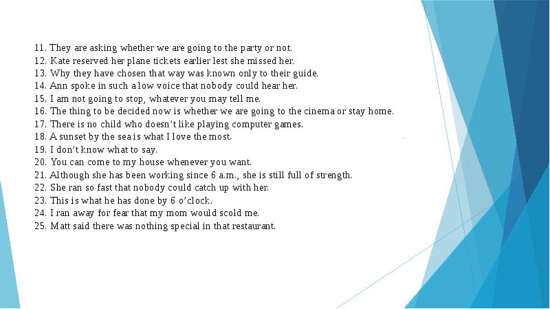11. They are asking&nbsp;whether&nbsp;we are going to the party or not.