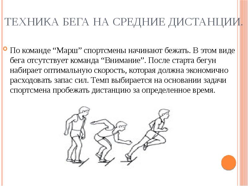 На какой картинке изображена правильная постановка стопы при беге на средние дистанции тест ответы