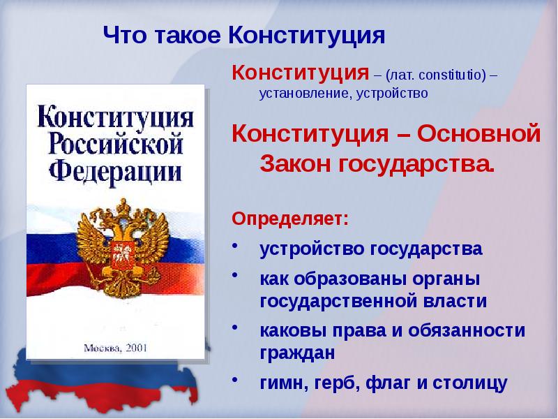 Презентация по обществу конституция российской федерации